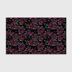 Бумага для упаковки Узор Розы из геометрических фигур треугольники, цвет: 3D-принт