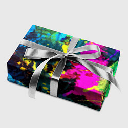 Бумага для упаковки Разноцветные кляксы красов, цвет: 3D-принт — фото 2