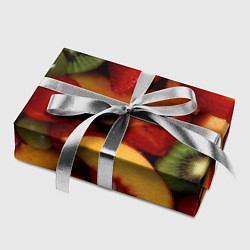 Бумага для упаковки Фруктово ягодный фон, цвет: 3D-принт — фото 2