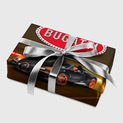 Бумага для упаковки Bugatti на ночной дороге, цвет: 3D-принт — фото 2