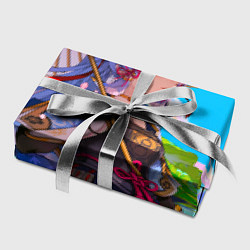 Бумага для упаковки Аяка с зонтиком, цвет: 3D-принт — фото 2