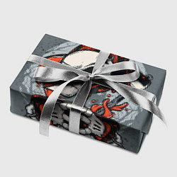 Бумага для упаковки Slipknot Скелет, цвет: 3D-принт — фото 2