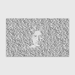 Бумага для упаковки Джон Леннон, портрет и слова песни, цвет: 3D-принт