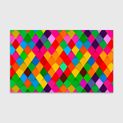 Бумага для упаковки Цветные лоскуты - пэчворк, цвет: 3D-принт