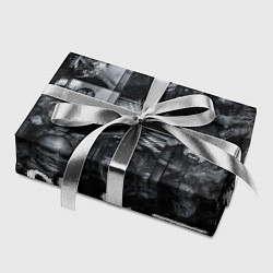 Бумага для упаковки Slipknot black & white style, цвет: 3D-принт — фото 2