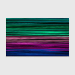 Бумага для упаковки Разноцветные неоновые шелковые нити, цвет: 3D-принт