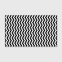 Бумага для упаковки Оптическая иллюзия ровности полос, цвет: 3D-принт