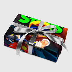 Бумага для упаковки Buster Brawl stars, цвет: 3D-принт — фото 2