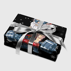 Бумага для упаковки Силач Санта, цвет: 3D-принт — фото 2
