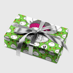 Бумага для упаковки Кролик happy new year, цвет: 3D-принт — фото 2