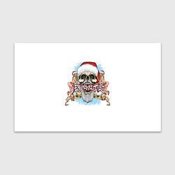 Бумага для упаковки Merry Christmas Санта Хипстер, цвет: 3D-принт