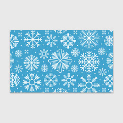 Бумага для упаковки Snow in blue, цвет: 3D-принт