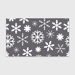 Бумага для упаковки Snow in grey, цвет: 3D-принт