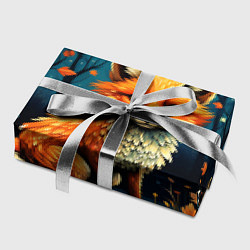Бумага для упаковки Лиса в Folk Art стиле, цвет: 3D-принт — фото 2