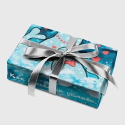 Бумага для упаковки Тюлени любви в море, цвет: 3D-принт — фото 2