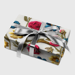 Бумага для упаковки Эффект вышивка летний узор, цвет: 3D-принт — фото 2