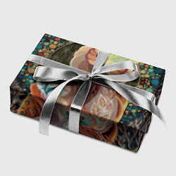 Бумага для упаковки Семейство лунных сов, цвет: 3D-принт — фото 2