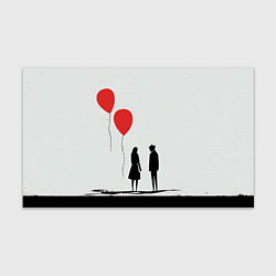 Бумага для упаковки Минималистичный День влюблённых, цвет: 3D-принт