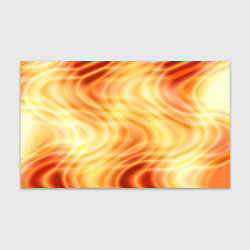 Бумага для упаковки Абстрактные оранжево-жёлтые солнечные волны, цвет: 3D-принт