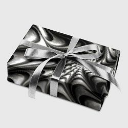Бумага для упаковки Abstract fractal grey, цвет: 3D-принт — фото 2