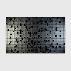 Бумага для упаковки Digital pixel black, цвет: 3D-принт