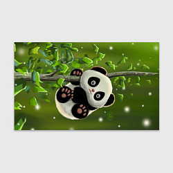 Бумага для упаковки Панда на дереве отдыхает, цвет: 3D-принт