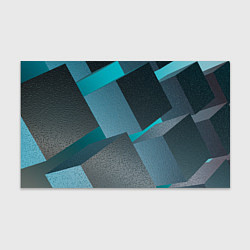Бумага для упаковки Абстрактные ребристые кубы, цвет: 3D-принт