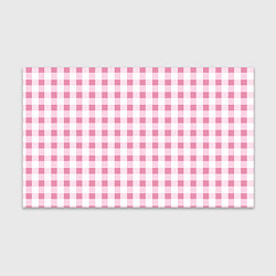 Бумага для упаковки Барби-розовый: клетка, цвет: 3D-принт