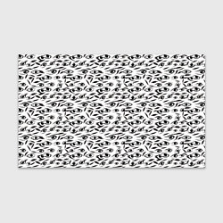 Бумага для упаковки Море глаз на белом фоне, цвет: 3D-принт