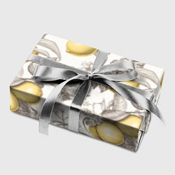 Бумага для упаковки Лимоны - винтаж графика: паттерн, цвет: 3D-принт — фото 2