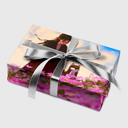 Бумага для упаковки Девушка самурай и сиба ину, цвет: 3D-принт — фото 2