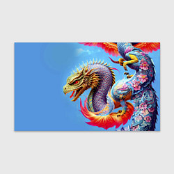 Бумага для упаковки Dragon - irezumi - tattoo - Japan, цвет: 3D-принт