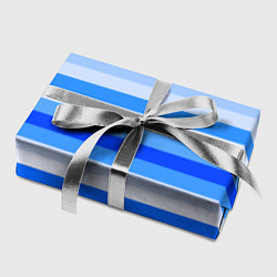 Бумага для упаковки Полосатый голубой, цвет: 3D-принт — фото 2