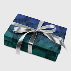 Бумага для упаковки Холодный градиент зелено-фиолетовый, цвет: 3D-принт — фото 2