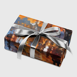 Бумага для упаковки Осенний город импрессионизм, цвет: 3D-принт — фото 2