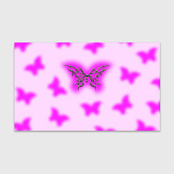 Бумага для упаковки Y2K purple butterfly, цвет: 3D-принт