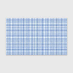 Бумага для упаковки Клеточка голубая с белым, цвет: 3D-принт
