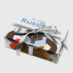 Бумага для упаковки Вечеринка в России с медведем, цвет: 3D-принт — фото 2