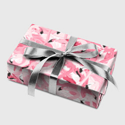 Бумага для упаковки Стая розовых фламинго, цвет: 3D-принт — фото 2