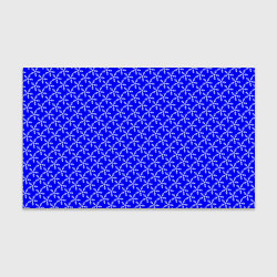 Бумага для упаковки Паттерн снежинки синий, цвет: 3D-принт