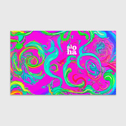 Бумага для упаковки Abstract floral pattern - aloha, цвет: 3D-принт