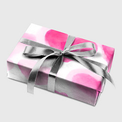 Бумага для упаковки Акварельные розовые сердечки, цвет: 3D-принт — фото 2