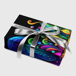 Бумага для упаковки Neon peacock - art, цвет: 3D-принт — фото 2