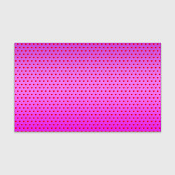 Бумага для упаковки Красные сердечки на ярко розовом фоне, цвет: 3D-принт