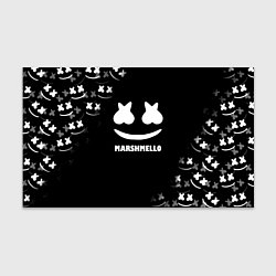 Бумага для упаковки Marshmello белое лого, цвет: 3D-принт