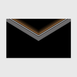 Бумага для упаковки Абстракция графика серая и коричневая полоски на ч, цвет: 3D-принт