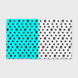 Бумага для упаковки Roblox pattern logo mobile, цвет: 3D-принт