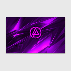 Бумага для упаковки Linkin park neon stripes logo, цвет: 3D-принт