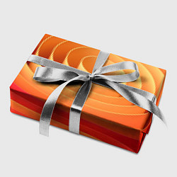 Бумага для упаковки Оранжевые объемные круги, цвет: 3D-принт — фото 2