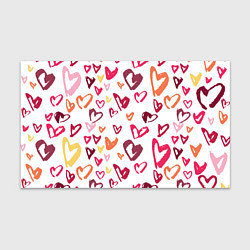 Бумага для упаковки Сердечки паттерн, цвет: 3D-принт